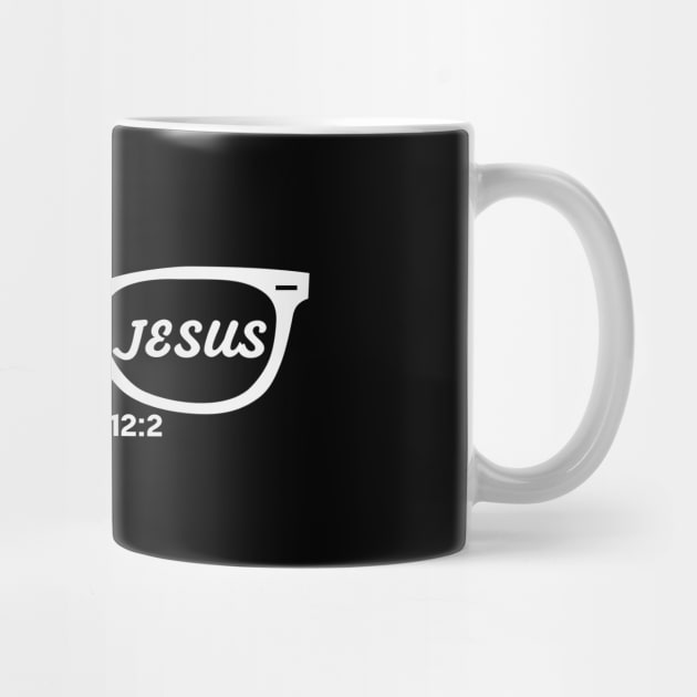 Christian Design With Scripture - Focus On Jesus by GraceFieldPrints